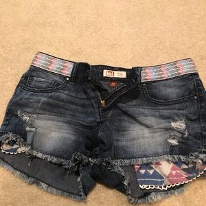 Jean shorts. Low rise. Size 11